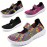 Women's Colorful Braided Flat Shoes, Casual Slip On Soft Sole Shoes, Lightweight Walking Shoes